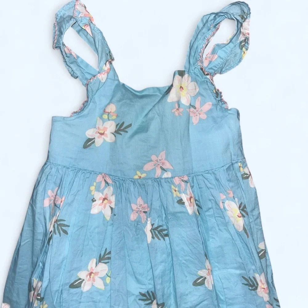 OshKosh B'gosh Blue Floral Kids Dress